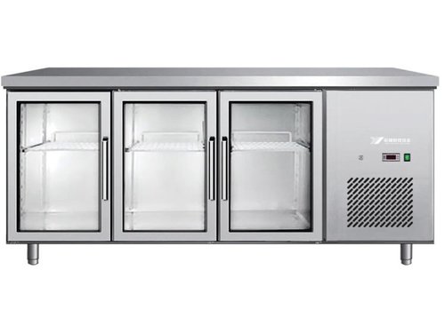 Khltisch, 3 Glastren, Inhalt 450 Liter, BTH 1795 x 700...