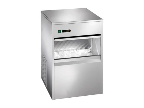 Edelstahl Eiswrfelbereiter fr 80kg / 24h 548 x 611 x...