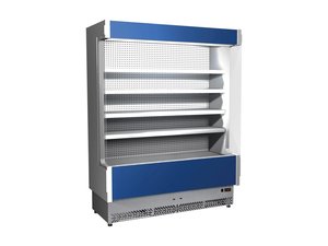 K�hlregal f�r Milchprodukte, 1330x602x1970 mm,...