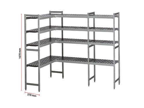 Regalsystem KIT 001 fr Khlzellen, 1180 x 370 x 1670 mm