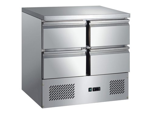 Khltisch mit 4 Schubladen, Inhalt 240 Liter,  fr 4 x...