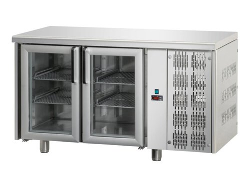 Khltisch mit 2 Glastren, Inhalt 310 Liter, 1420 x 700 x...