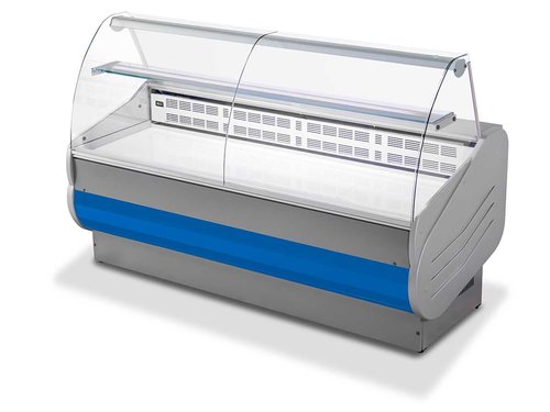 K�hltheke mit gebogenem Hartglas, 332 Liter, 2000 x 900 x 1262 mm