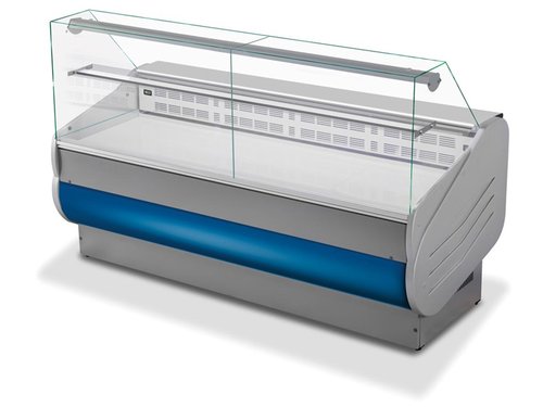 Khltheke mit geradem Hartglas, 1520x900x1262 mm, 120 Liter