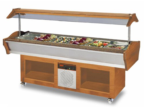 Gastro Buffet Salatbar, fr 6x GN 1/1, BTH 220 x 90 x...