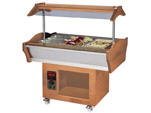 Gastro Buffet HOT f�r 3x GN 1/1, BTH 120 x 85 x 135 cm