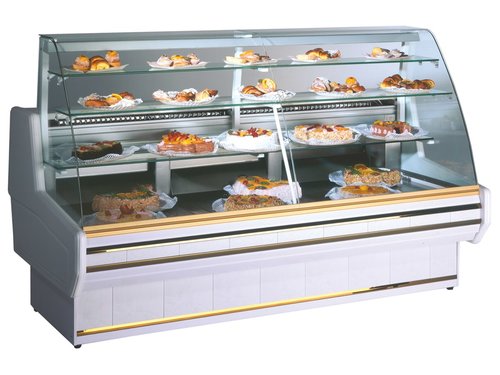 Kuchentheke Tejo, gebogene Frontscheibe, Arbeitsplatz aus...