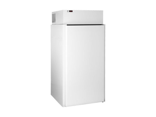 Tiefkhlzelle wei, mit Aggregat und Boden, 60er...