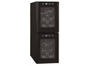 Weink�hlschrank, 2 Zonen, f�r 12 Flaschen, 2 T�ren, BTH...