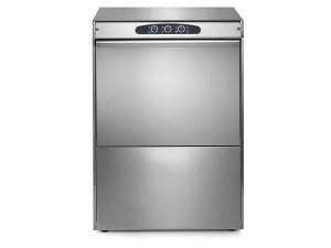 Geschirrsp�lmaschine mit Reinigerdosierpumpe, doppelwandig, 20-30 K�rbe/h, 520 x 550 x 800 mm