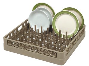 Tellerkorb, fr ca.18 Teller, BTH 500x500x100mm