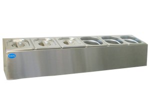 GN Beh�lter Aufsatzboard f�r 6x GN 1/6 (-150 mm), BTH 98...