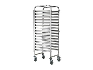 Transportwagen f�r 15 Tabletts, GN1/1, BTH 38 x 55 x 173,5 cm