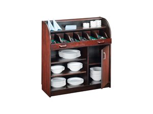 Besteckschrank 1000x380x1050mm, Farbe: Walnuss