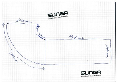 K�hltheke Verkaufstheke D�nertheke mit Glasaufsatz JBG 2