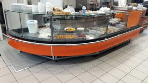 Khltheke Verkaufstheke Dnertheke mit Glasaufsatz JBG 2