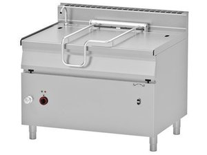 Kippbratpfanne Gas, Edelstahl-Tiegel, 120 Liter,...