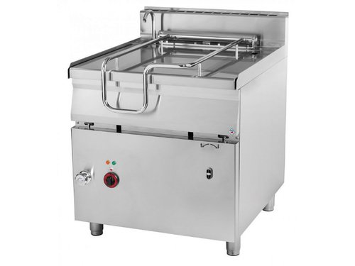 Kippbratpfanne Elektro, Stahl-Tiegel, 80 Liter,...