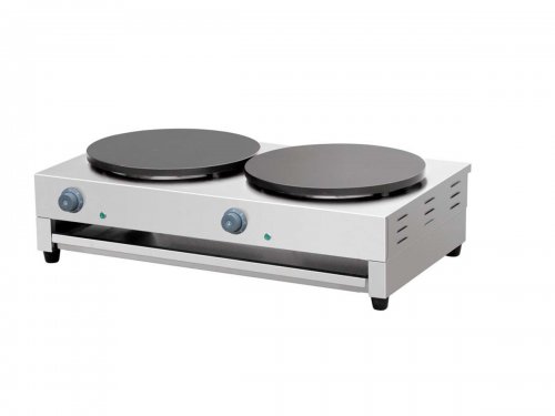 Crpes-Eisen Elektro, 2 Platten  40 cm, Auftischgert,...