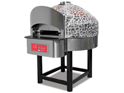 Gas Pizzaofen mit rotierender Backplatte fr 9 Pizzen  ...