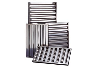 Flammschutzfilter 400x500x25 mm, aus CNS 18/10 Bauart/Typ...