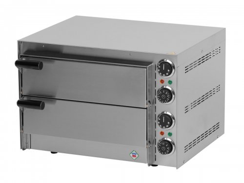 Pizzaofen, 2 Backkammern, fr 2 Pizzen  35 cm, BTH 55 x...