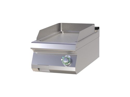 Griddleplatte Gas, Tischgert, 400x730x300 mm, glatt,