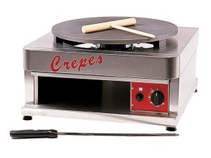 Cr�pes-Eisen, Gas, 1 Backfl�che, BTH 43 x 48 x 27 cm