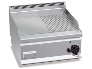 Bertos G6FM6B Gas Griddleplatte Gas  gerillt und ...