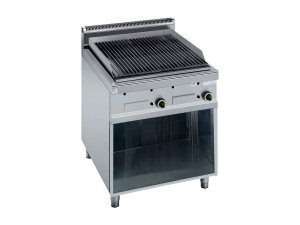 Gas-Lavasteingrill, BTH 80 x 90 x 90 cm, auf offenem...