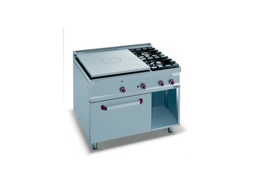 Bertos G9TP2F+FG Gas Glhplattenherd  mit Gasbackofen fr...