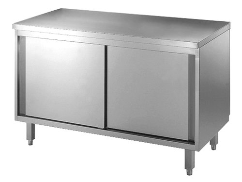 Arbeitsschrank mit doppelwandigen Schiebetren, BTH 1200x600x850mm